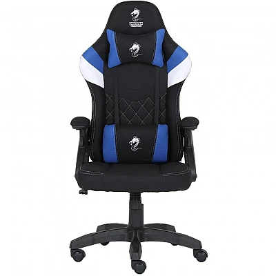 כיסא גיימרים Dragon Ace Pro בד שחור/כחול
