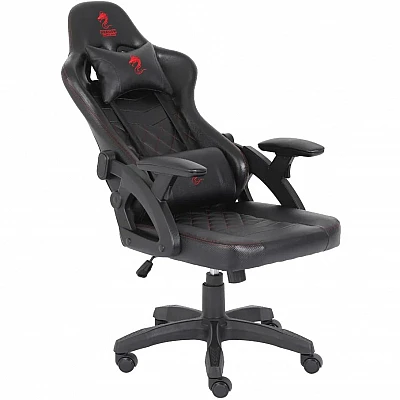 כיסא גיימרים Dragon Ace Pro PU שחור/אדום כיסא גיימרים Dragon Ace Pro PU שחור/אדום