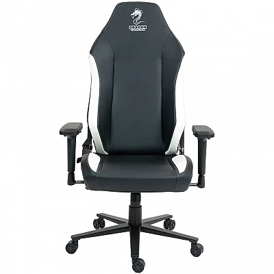 מושב גיימינג Dragon דגם Alpine D.C צבע שחור לבן