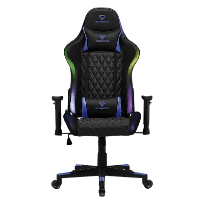 מושב גיימינג Scorpius דגם Lightning Blue בצבע שחור כחול מושב גיימינג Scorpius דגם Lightning Blue בצבע שחור כחול
