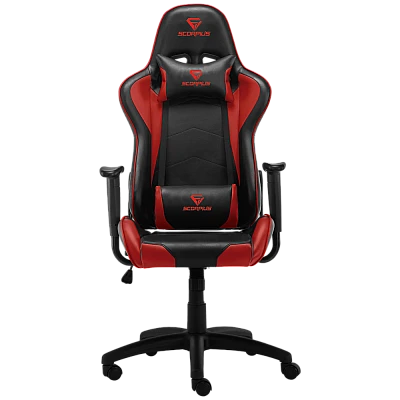 מושב גיימינג Scorpius דגם Gamer Red בצבע שחור אדום מושב גיימינג Scorpius דגם Gamer Red בצבע שחור אדום