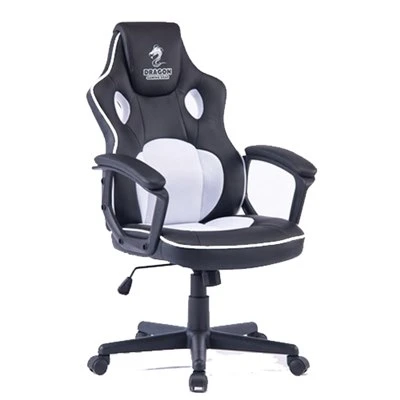 כיסא גיימרים Dragon דגם Combat צבע שחור לבן כיסא גיימרים Dragon דגם Combat צבע שחור לבן