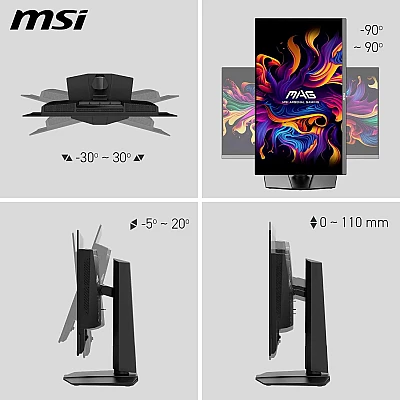 מסך גיימינג MSI MAG 272QP QD-OLED X50 בגודל 26.5 אינץ׳ WQHD 500Hz מסך גיימינג MSI MAG 272QP QD-OLED X50 בגודל 26.5 אינץ׳ WQHD 500Hz