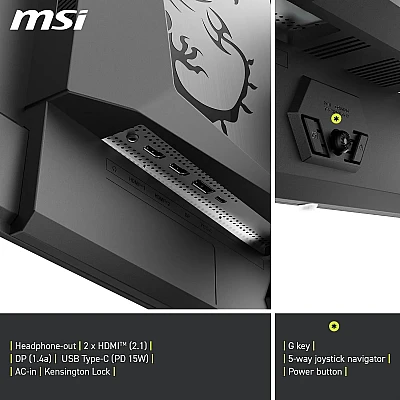 מסך גיימינג MSI MAG 272QP QD-OLED X50 בגודל 26.5 אינץ׳ WQHD 500Hz מסך גיימינג MSI MAG 272QP QD-OLED X50 בגודל 26.5 אינץ׳ WQHD 500Hz