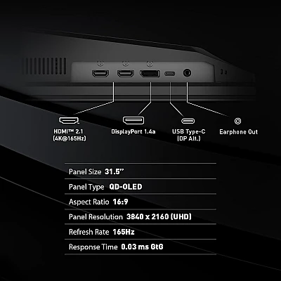 מסך גיימינג MSI MAG 321UP QD-OLED 31.5 אינץ׳ 4K 165Hz מסך גיימינג MSI MAG 321UP QD-OLED 31.5 אינץ׳ 4K 165Hz