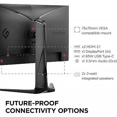 מסך גיימינג ViewSonic XG275D1-4K 27 אינץ׳ Dual Mode 4K 160Hz / FHD 320Hz מסך גיימינג ViewSonic XG275D1-4K 27 אינץ׳ Dual Mode 4K 160Hz / FHD 320Hz