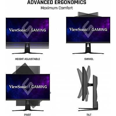 מסך גיימינג ViewSonic XG275D1-4K 27 אינץ׳ Dual Mode 4K 160Hz / FHD 320Hz מסך גיימינג ViewSonic XG275D1-4K 27 אינץ׳ Dual Mode 4K 160Hz / FHD 320Hz