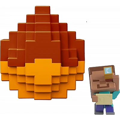 Minecraft Mini Mode Spawn Egg – ביצת הפתעה עם דמות מיניאטורית אקראית