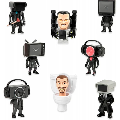 דמות Skibidi Toilet – דגם אקראי דמות Skibidi Toilet – דגם אקראי