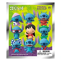 Disney Lilo & Stitch Series 1 – שקית הפתעה עם תפסן 3D אקראי לתיק