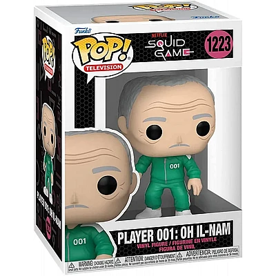 Funko Pop | בובת פופ Television: Squid Game - Player 001:Oh ll-nam №1223