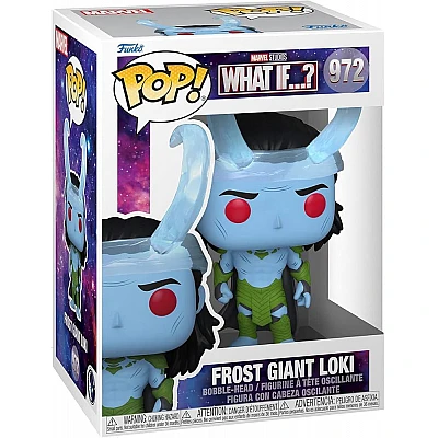 Funko Pop | בובת פופ: Marvel: What If…? - Frost Giant Loki Vinyl Bobblehead