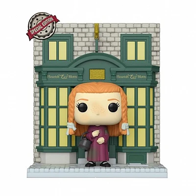 Funko Pop | בובת פופ Movies: Harry Potter - Ginny Weasley with Flourish & Blotts Diagon Alley Diorama (Special Edition) #139