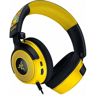 אוזניות גיימינג Razer Kraken V4 X Pokémon Edition ‏USB-C עם 7.1