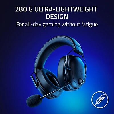 אוזניות גיימינג אלחוטיות Razer BlackShark V2 HyperSpeed שחור
