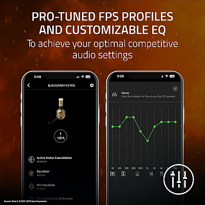 Razer BlackShark V3 Pro – Counter-Strike 2 Edition אוזניות גיימינג פרימיום