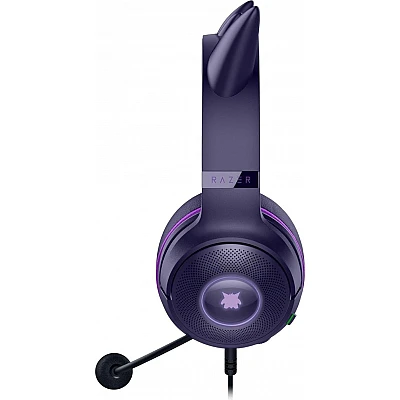 אוזניות גיימינג Razer Kraken Kitty V2 Pokemon Gengar Edition USB Type-A עם 7.1 אוזניות גיימינג Razer Kraken Kitty V2 Pokemon Gengar Edition USB Type-A עם 7.1