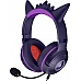 אוזניות גיימינג Razer Kraken Kitty V2 Pokemon Gengar Edition ‏USB Type-A עם 7.1