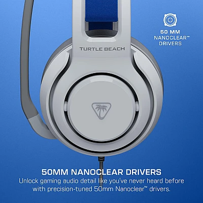 אוזניות גיימינג Turtle Beach Atlas 200 ל-PlayStation צבע לבן אוזניות גיימינג Turtle Beach Atlas 200 ל-PlayStation צבע לבן