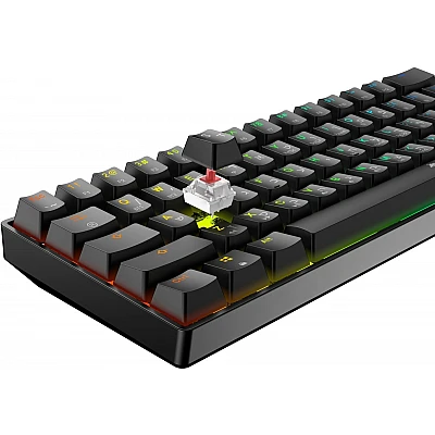 מקלדת גיימינג Dragon מכנית GPDRA MMK61 RGB שחור מקלדת גיימינג Dragon מכנית GPDRA MMK61 RGB שחור
