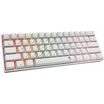 מקלדת גיימינג Dragon מכנית GPDRA MMK61 RGB לבן