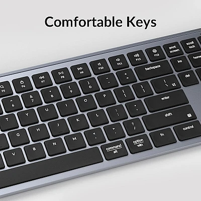 מקלדת אלחוטית Keychron B6 Pro Gray US 100% אפורה