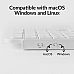 מקלדת אלחוטית Keychron B6 Pro White US 100% לבנה