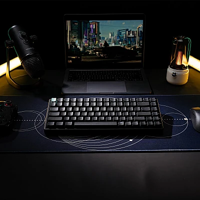 מקלדת מגנטית אלחוטית Keychron K2 HE RGB 75% שחורה מקלדת מגנטית אלחוטית Keychron K2 HE RGB 75% שחורה