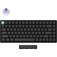 מקלדת מגנטית אלחוטית Keychron K2 HE RGB 75% שחורה