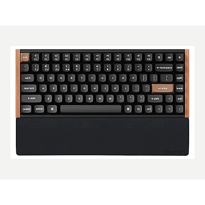 משטח תמיכה מסיליקון למקלדת Keychron PR43 שחור 317 מ״מ