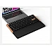 משטח תמיכה מסיליקון למקלדת Keychron PR43 שחור 317 מ״מ