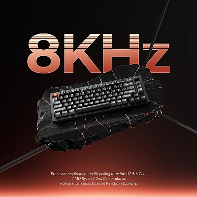 מקלדת Keychron V1U Ultra 8K 75% Hot-Swap Red Switch מקלדת Keychron V1U Ultra 8K 75% Hot-Swap Red Switch