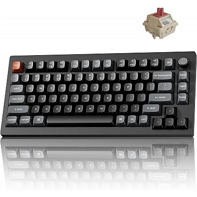 מקלדת Keychron V1U Ultra 8K 75% Hot-Swap Red Switch