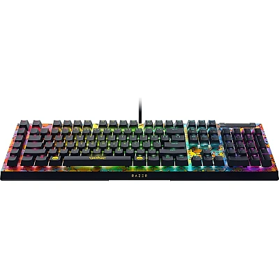מקלדת גיימינג מכאנית Razer BlackWidow V4 X Pokémon Kanto Starters Edition מקלדת גיימינג מכאנית Razer BlackWidow V4 X Pokémon Kanto Starters Edition