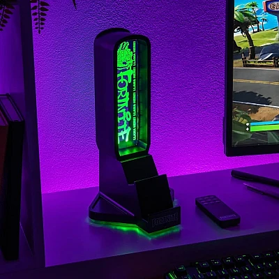 מעמד Fortnite מואר 3 ב־1 לאוזניות, שלט וטלפון מבית Paladone