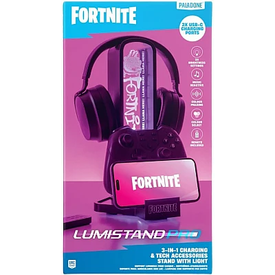 מעמד Fortnite מואר 3 ב־1 לאוזניות, שלט וטלפון מבית Paladone
