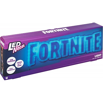 מנורת LED ניאון לתלייה בעיצוב Fortnite מבית Paladone מנורת LED ניאון לתלייה בעיצוב Fortnite מבית Paladone