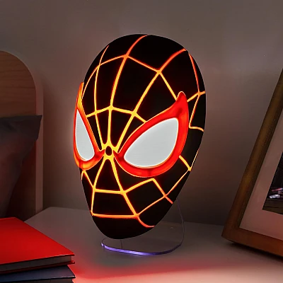 תאורת מסכה Miles Morales בגובה 22 ס״מ מבית Paladone