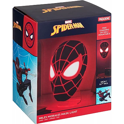 תאורת מסכה Miles Morales בגובה 22 ס״מ מבית Paladone