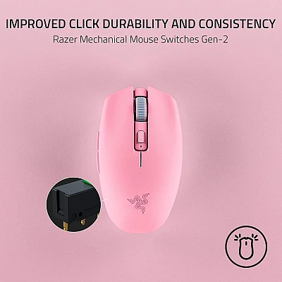 עכבר גיימינג אלחוטי Razer Orochi V2 2026 Pink עכבר גיימינג אלחוטי Razer Orochi V2 2026 Pink