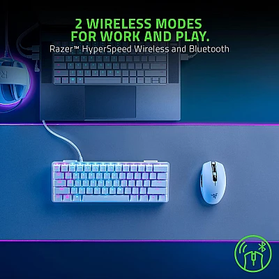 עכבר גיימינג אלחוטי Razer Orochi V2 2026 White עכבר גיימינג אלחוטי Razer Orochi V2 2026 White