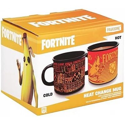 ספל משנה תמונה Fortnite Heat Change בנפח 300 מ״ל מבית Paladone ספל משנה תמונה Fortnite Heat Change בנפח 300 מ״ל מבית Paladone