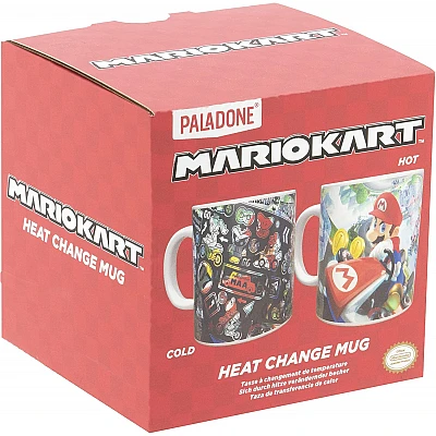 ספל משנה תמונה Mario Kart Heat Change בנפח 300 מ״ל מבית Paladone ספל משנה תמונה Mario Kart Heat Change בנפח 300 מ״ל מבית Paladone
