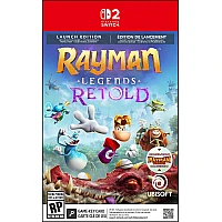 Rayman Legends Retold Launch Edition משחק ל-Nintendo Switch 2 – Game-Key Card (תאריך יציאה רשמי: 03/12/2026)