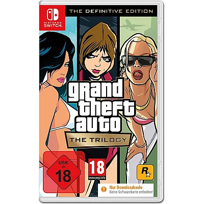 GTA: Grand Theft Auto: The Trilogy – The Definitive Edition ל-Nintendo Switch – קוד דיגיטלי