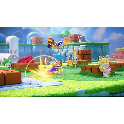 Nintendo Switch V2 32GB באנדל קונסולת ניידת נינטנדו סוויץ’ כולל משחק Mario + Rabbids Kingdom Battle Nintendo Switch V2 32GB באנדל קונסולת ניידת נינטנדו סוויץ’ כולל משחק Mario + Rabbids Kingdom Battle