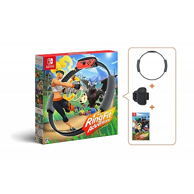 Nintendo Switch | משחק לנינטנדו סוויץ' - Ring Fit Adventure משחק שיכניס אתכם לכושר