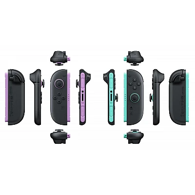 זוג בקרי Nintendo Switch 2 Joy-Con 2 (L)/(R) – Light Purple / Light Green