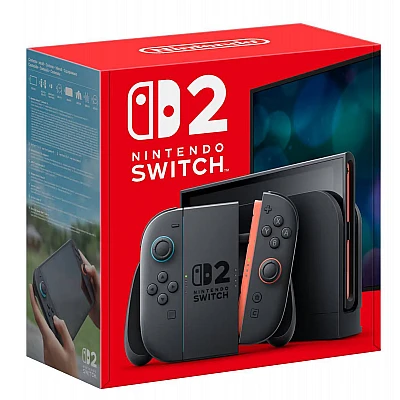 קונסולת משחק Nintendo Switch 2 256GB – אדום/כחול ומשחק Sonic X Shadow Generations Edition | יבואן רשמי