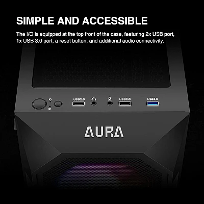 מחשב גיימינג Intel Core Ultra 5 225F + RTX 5050 + 32GB DDR5 + SSD 1TB + Windows 11 Pro